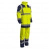 Coverguard - Ensemble de pluie - HYDRA - Jaune HV/Marine (Parka: 300D Oxford 100% PES enduit PU + Doublure mesh Pantalon: 300D