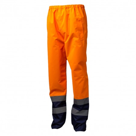 Coverguard - Ensemble de pluie - Orange HV/Marine HYDRA (Parka: 300D Oxford 100% PES enduit PU + Doublure mesh Pantalon: 300D