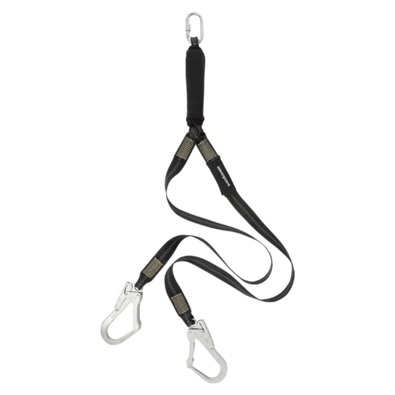 Coverguard - Longe double a absorbeur d'energie avec 2 connecteurs acier ouverture 50mm (Conditionnement) ARDISIA