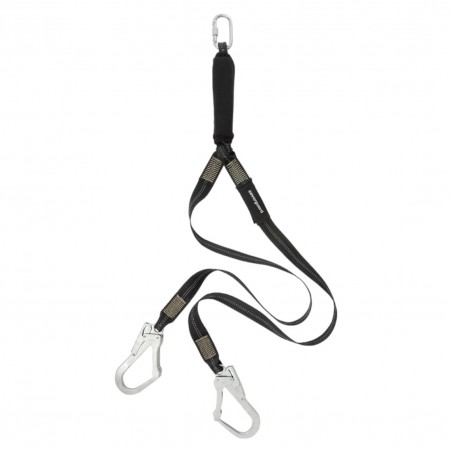 Coverguard - Longe double a absorbeur d'energie avec 2 connecteurs acier ouverture 50mm (Conditionnement) ARDISIA