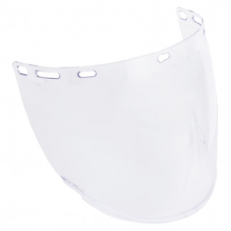 Coverguard - Visière VISIFLEX sphérique mentonnière intégrée incolore polycarbonate/ABS (VISIFLEX ROUNDED)