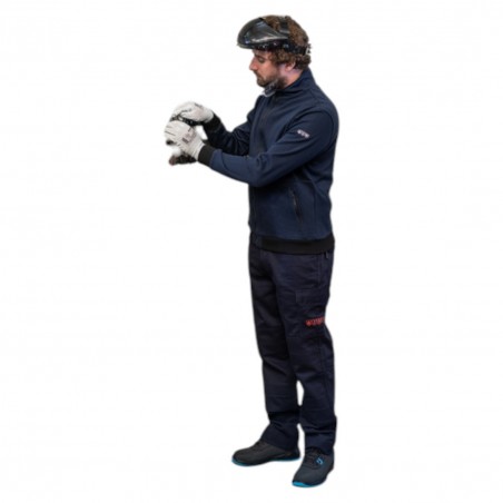 Coverguard - Visière VISIFLEX sphérique mentonnière intégrée incolore polycarbonate/ABS (VISIFLEX ROUNDED)