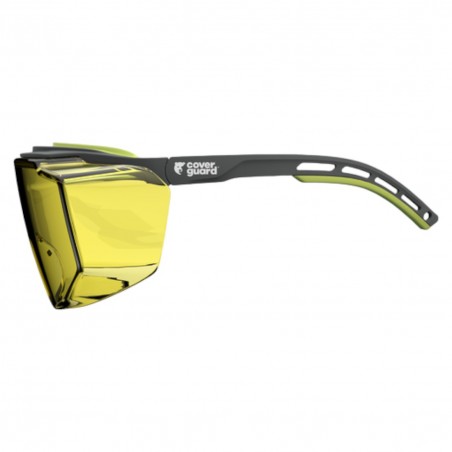 Coverguard - SURLUNETTES TIGER HIGH OTG POLYCARBONATE JAUNE (Conditionnement)