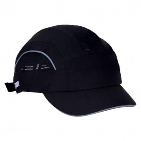 Coverguard - Dénomination couleur STYLCAP BLACK Medium (Casquette anti-heurt visière moyenne)