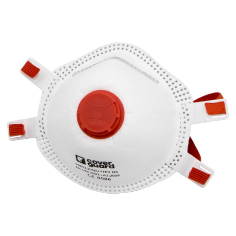 Coverguard - Masques FFP3 NR anti-poussières avec valve (boite de 10 masques)