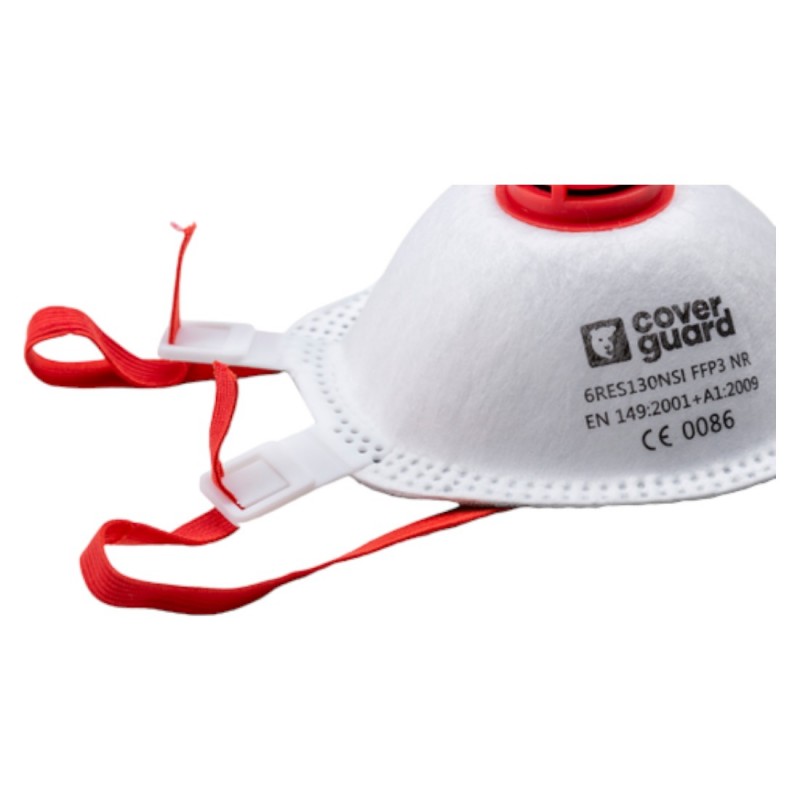Coverguard - Masques FFP3 NR anti-poussières avec valve (boite de 10 masques)