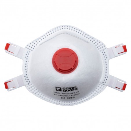 Coverguard - Masques FFP3 NR anti-poussières avec valve (boite de 10 masques)