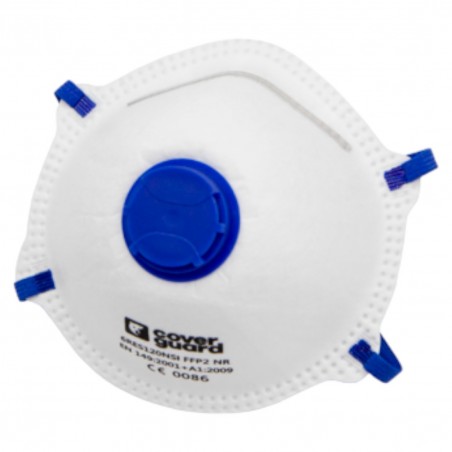 Coverguard - Masques FFP2 NR anti-poussières avec valve (Pack de 10)