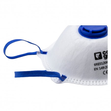 Coverguard - Masques FFP2 NR anti-poussières avec valve (Pack de 10)