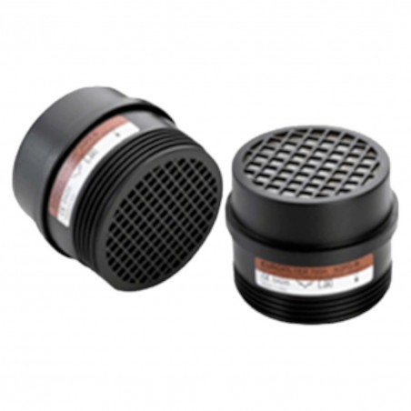 Coverguard - Filtre A2 P3 R, Poussière toxique et vapeurs organiques pour EURMASK UNO/DUO (Pack de 6 cartouches) - A2P3R FILT