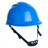 Coverguard - Casque de chantier bleu PELICANO (harnais textile 6 points serrage molette, jugulaire 2 points)