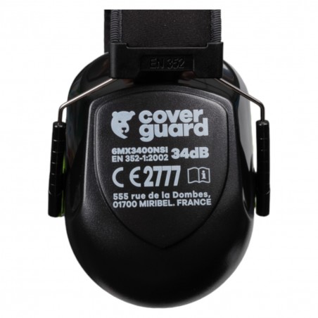 Coverguard - Casque anti-bruit MAX340 - Style Confort (34DB)