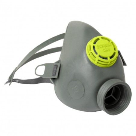 Coverguard - Demi-masque EURMASK DIN40 caoutchouc naturel mono filtre à pas de vis DIN40