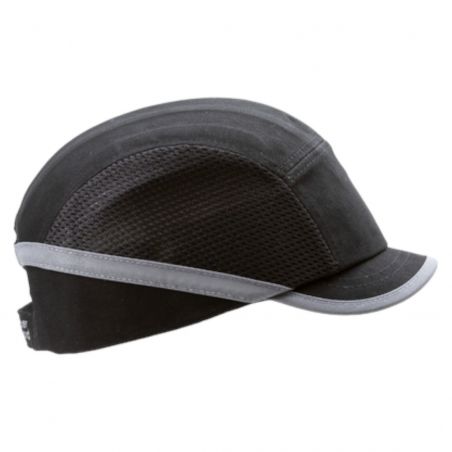 Coverguard - Casquette anti-heurts aérée avec visière de 3cm SHOCKPROOF CAP noir (Pack de 10)