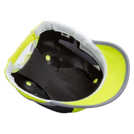 Coverguard - Casquette anti-heurts aérée avec visière de 5cm haute visibilité SHOCKPROOF CAP jaune (Pack de 10)