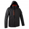 Coverguard - Parka de travail chaude et résistante Ripstop YUZU noir et orange