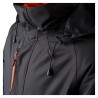 Coverguard - Parka de travail chaude et résistante Ripstop YUZU noir et orange