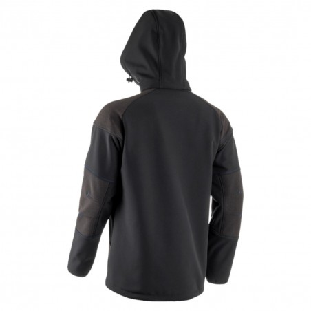 Coverguard - Veste Softshell chaude imperméable et résistante YUKI II noir et bleu