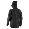 Coverguard - Veste Softshell chaude imperméable et résistante YUKI II noir et bleu
