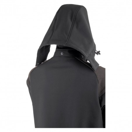 Coverguard - Veste Softshell chaude imperméable et résistante YUKI II noir et bleu