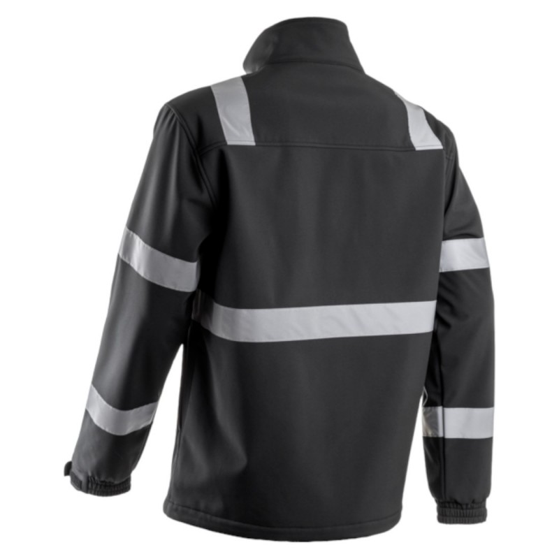 Coverguard - Veste Softshell imperméable chaude doublée polaire VIGILE noir
