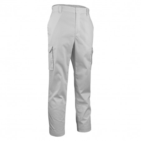 Coverguard - Pantalon de travail cargo antistatique ESD TARANIS blanc