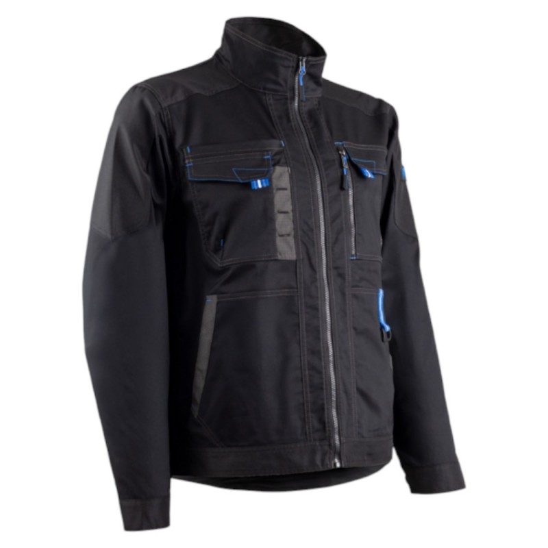 Coverguard - Veste de travail avec dos rallongé TELICA noir et bleu