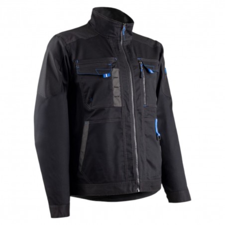 Coverguard - Veste de travail avec dos rallongé TELICA noir et bleu
