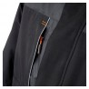 Coverguard - Parka imperméable matelassée double polaire avec zip central TAMIA noir et orange
