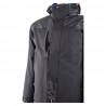 Coverguard - Parka imperméable matelassée double polaire avec zip central TAMIA noir et bleu