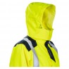 Coverguard - Parka de pluie imperméable renforcée Ripstop haute visibilité SANGAKU jaune et bleu marine