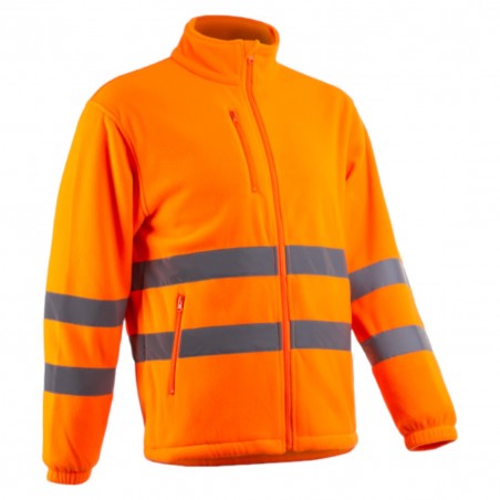 Coverguard - Veste polaire avec bandes réfléchissantes haute visibilité RITTO orange