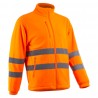 Coverguard - Veste polaire avec bandes réfléchissantes haute visibilité RITTO orange