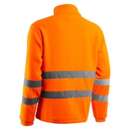 Coverguard - Veste polaire avec bandes réfléchissantes haute visibilité RITTO orange