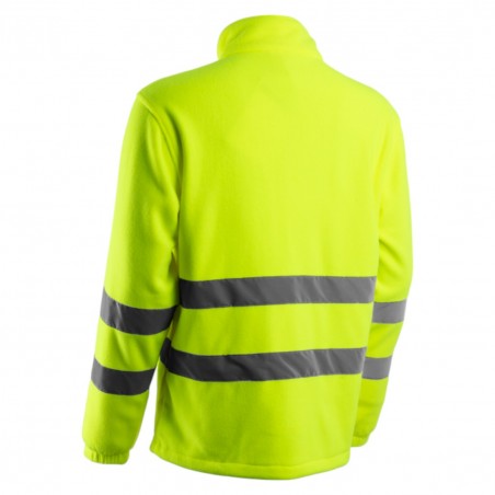 Coverguard - Veste polaire avec bandes réfléchissantes haute visibilité RITTO jaune