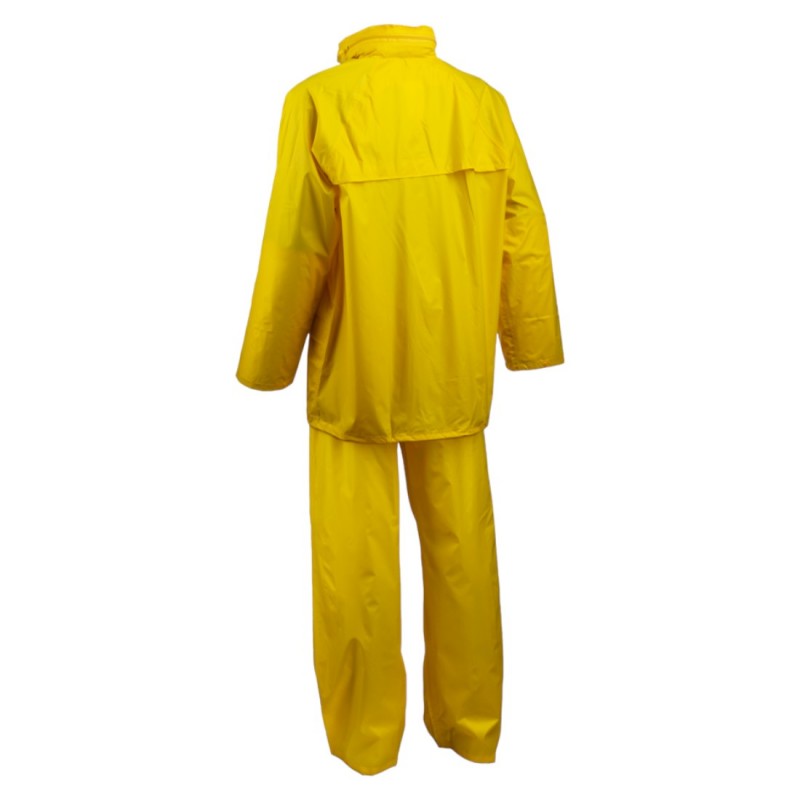 Coverguard - Ensemble de pluie imperméable avec cordon de serrage PLUVIO jaune