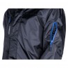 Coverguard - Parka de travail chaude enduite PU matelassée PANDA noir et bleu