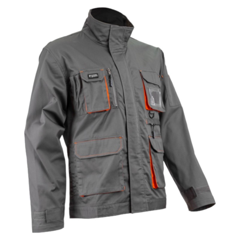 Coverguard - Veste de travail NAVY/PADDOCK II gris et orange
