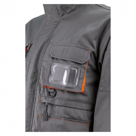 Coverguard - Veste de travail NAVY/PADDOCK II gris et orange