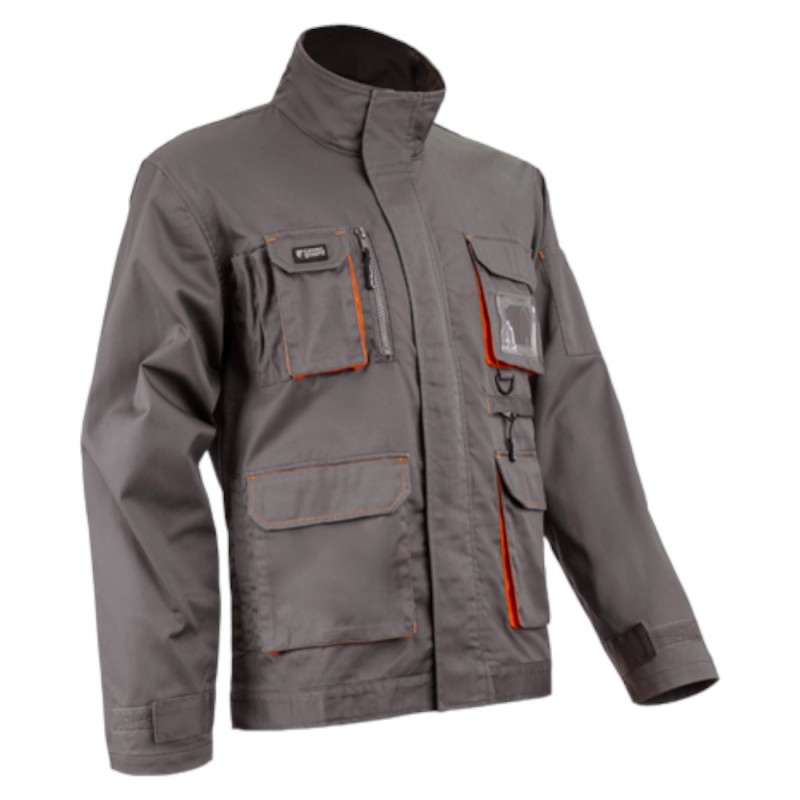 Coverguard - Veste de travail NAVY/PADDOCK II gris et orange