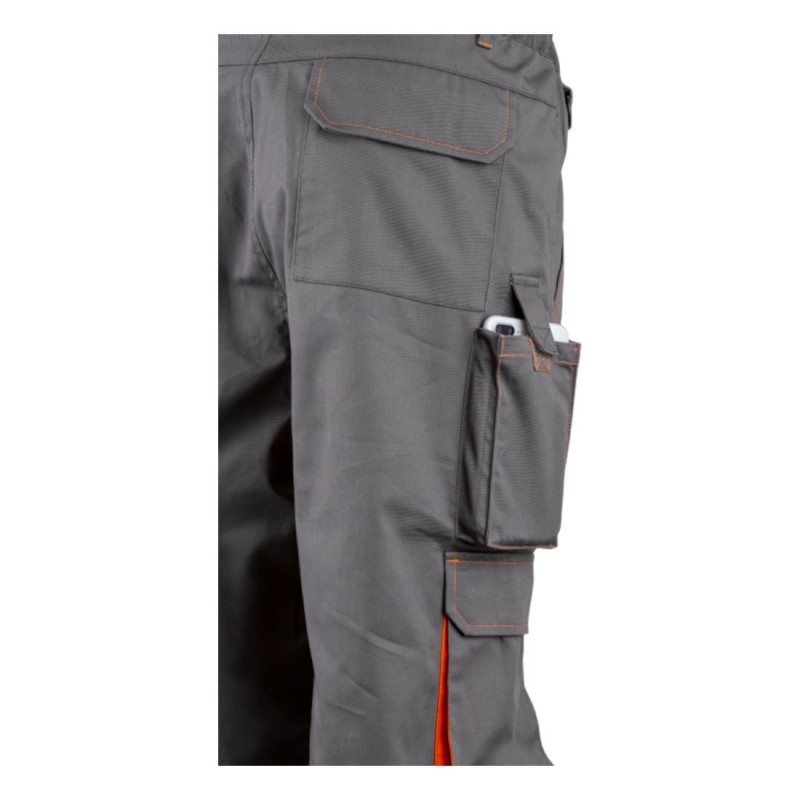 Coverguard - Pantalon de travail NAVY/PADDOCK II gris et orange