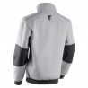 Coverguard - Sweat-shirt avec col montant zippé ORCKA gris clair