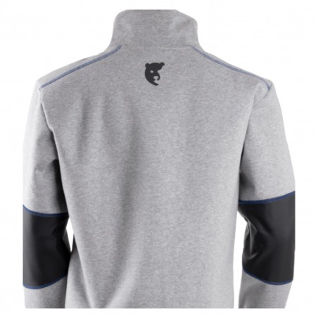 Coverguard - Sweat-shirt avec col montant zippé ORCKA gris clair