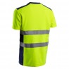 Coverguard - Tee-shirt manches courtes haute visibilité NEKKI jaune et bleu marine