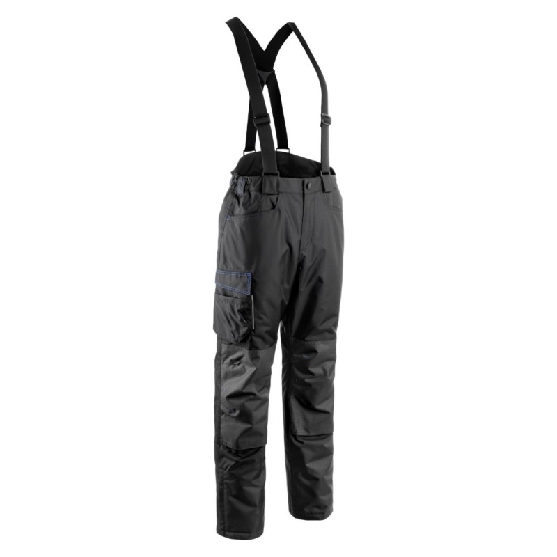 Coverguard - Pantalon de travail très chaud avec bretelles imperméable MARMOTTE noir