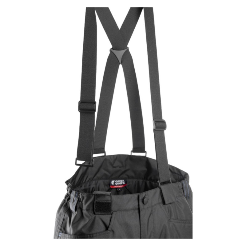 Coverguard - Pantalon de travail très chaud avec bretelles imperméable MARMOTTE noir