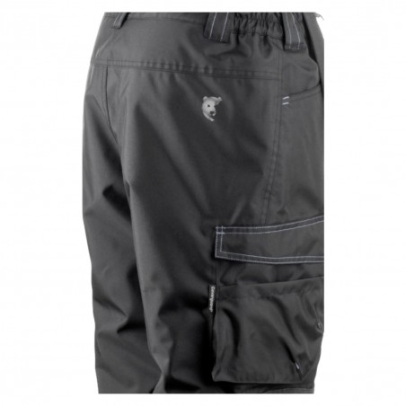 Coverguard - Pantalon de travail très chaud avec bretelles imperméable MARMOTTE noir