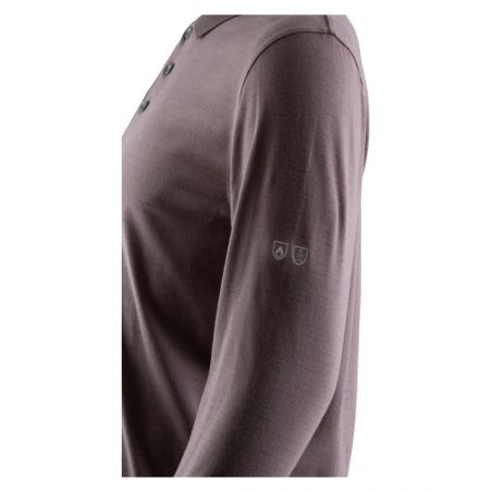 Coverguard - Polo manches longues retardateur de flammes LAURITS gris