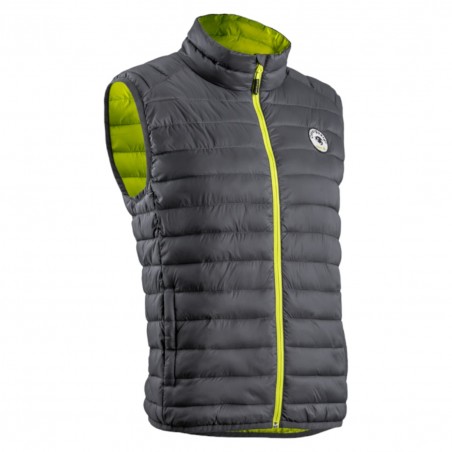 Coverguard - Gilet chaud sans manches moderne et léger KUMA gris et jaune