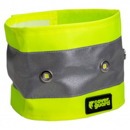 Coverguard - Brassard haute visibilité avec LED KOUKOU jaune
